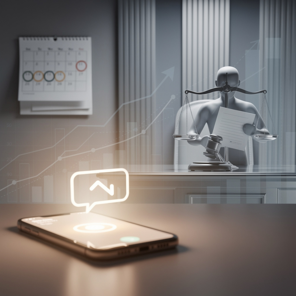 Символическое изображение процесса взыскания долгов в микрофинансовых организациях, показывающее переход от мягких напоминаний к жёстким юридическим мерам.