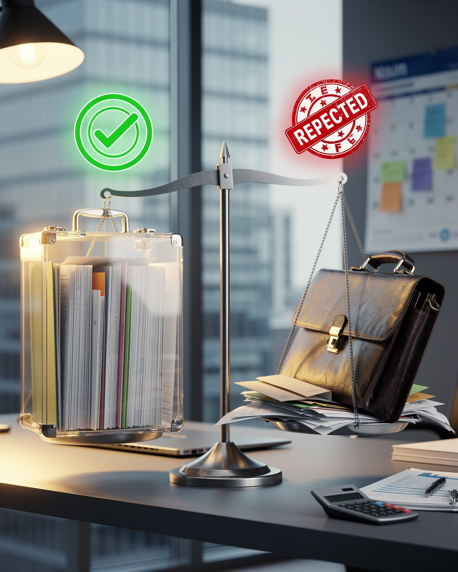 Весы в офисе показывают контраст между официальной и неофициальной работой в условиях кредитования.